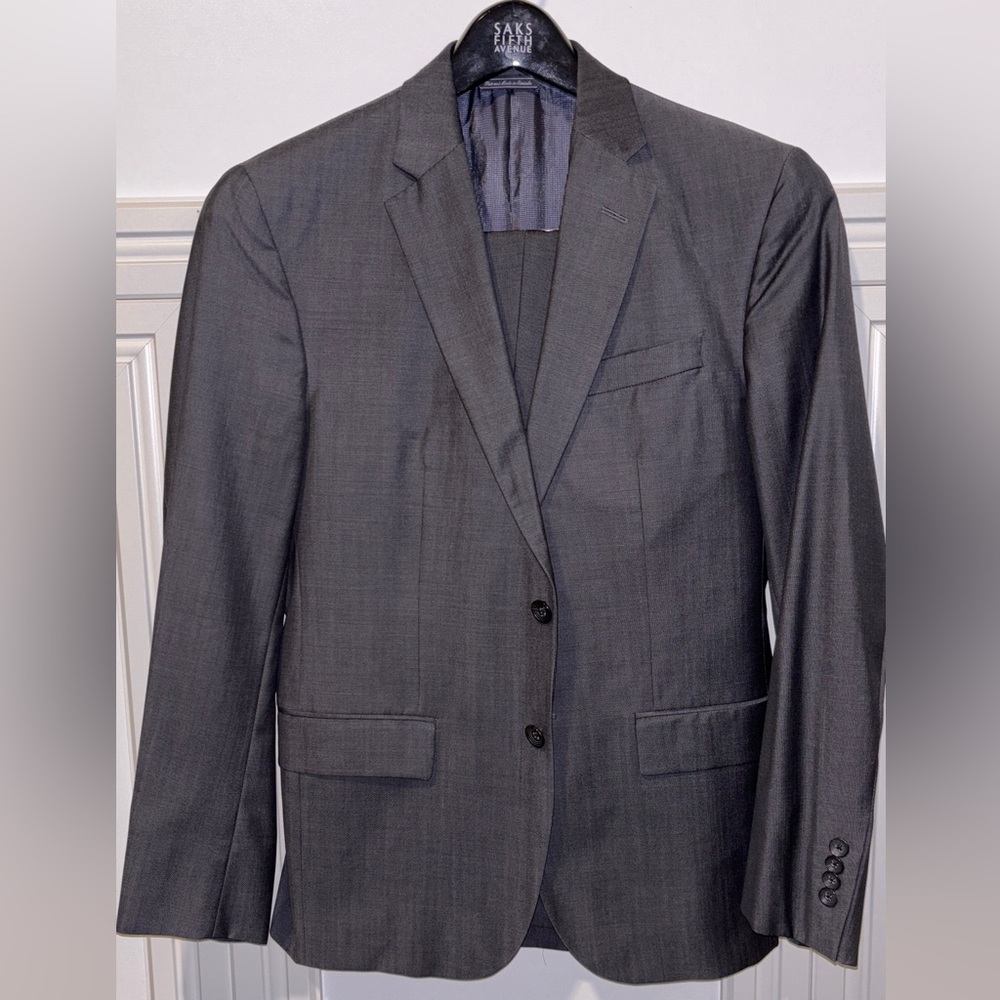 Saks Fifth Avenue Gray Men's Suit